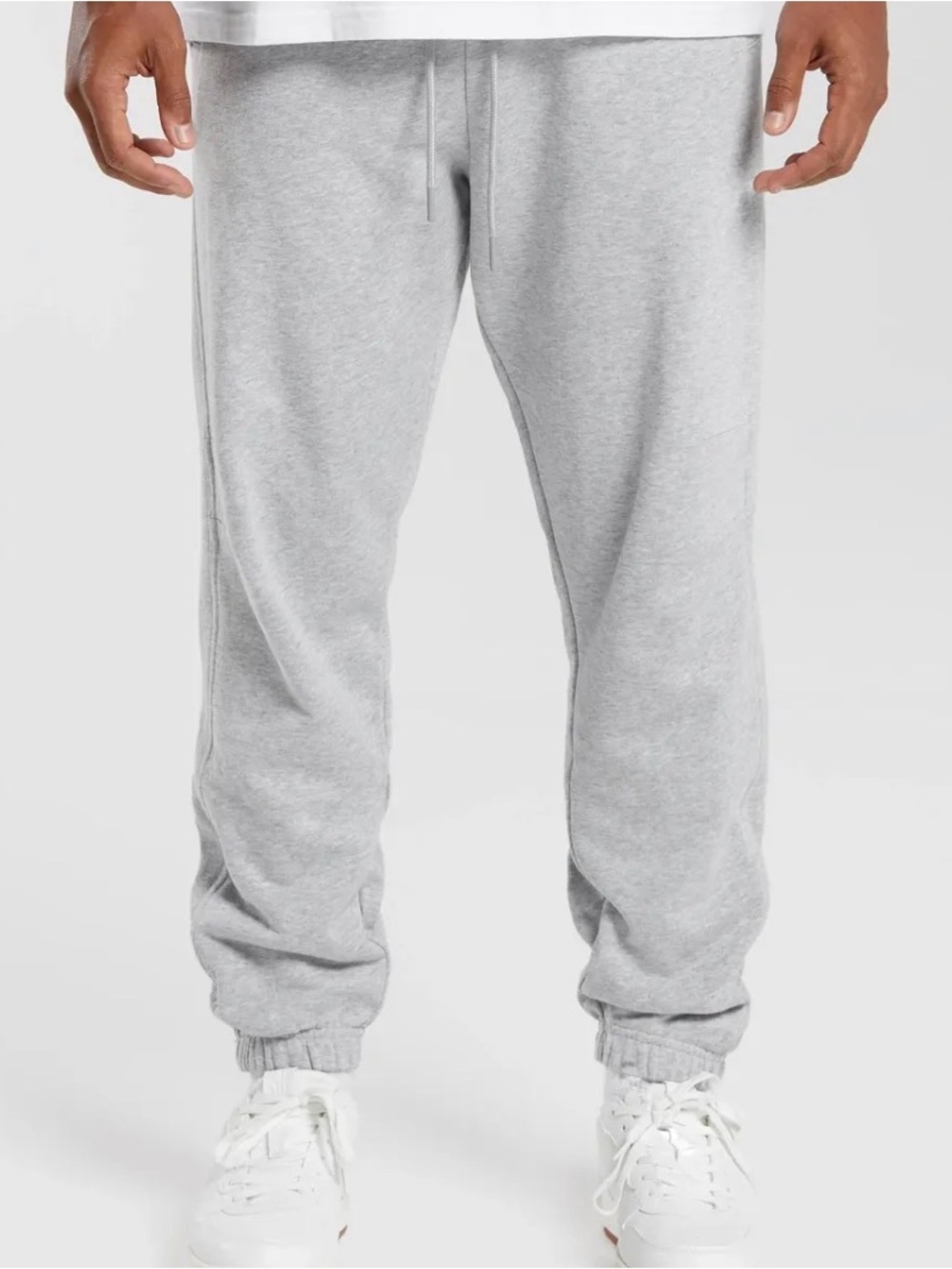 Gymshark Rest Day Essentials Joggers - Light Grey Core Marl